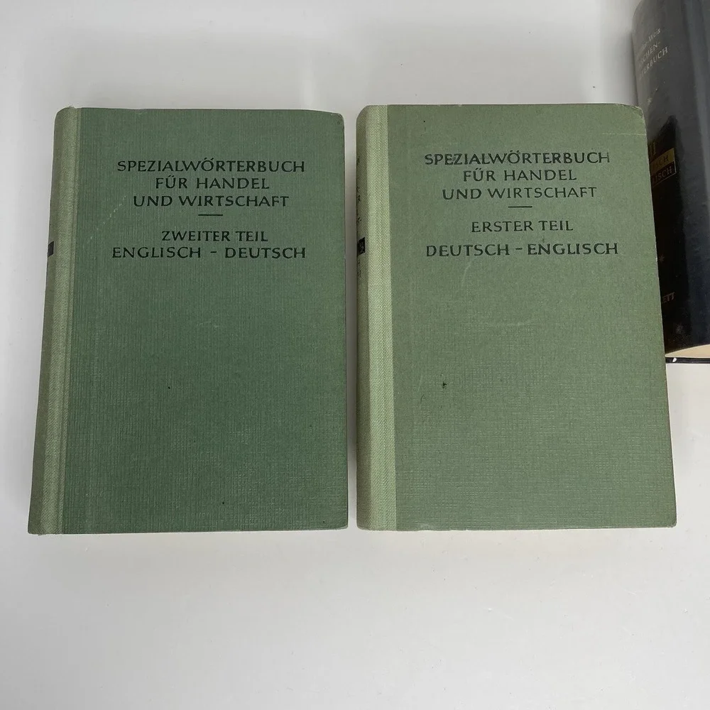 Schoffler - Weis  English - Deutsch Taschenworterbuch Dictionarys‎ Wirtschaft